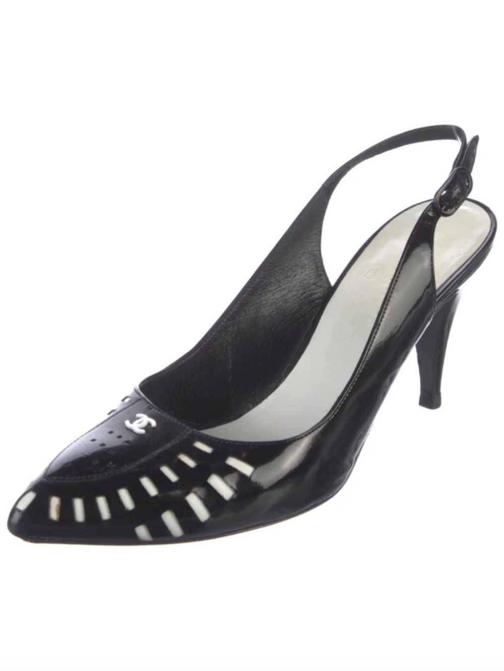 Chanel Sling Backs. - Picture 2 of 4